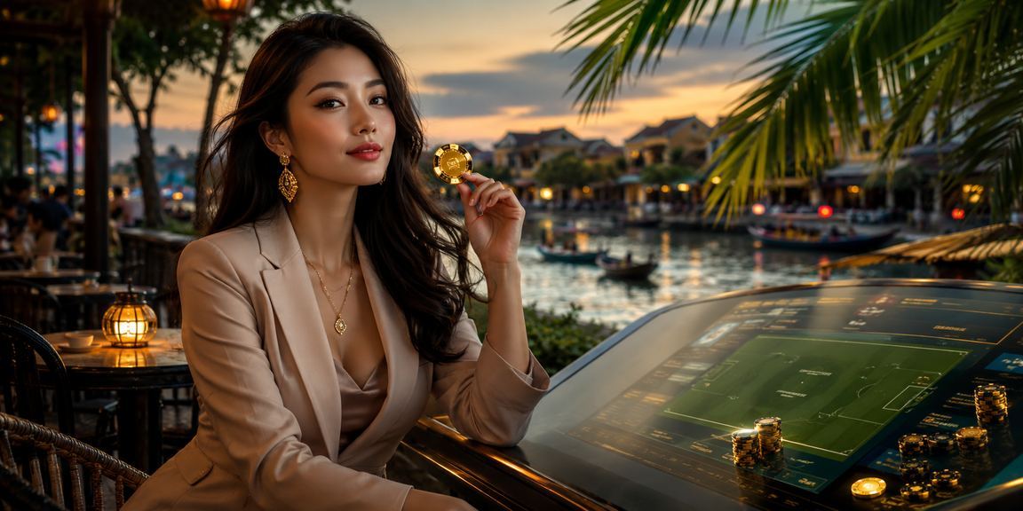 Không gian cà phê Hội An thư giãn – đại diện cho trải nghiệm giải trí trực tuyến tiện lợi