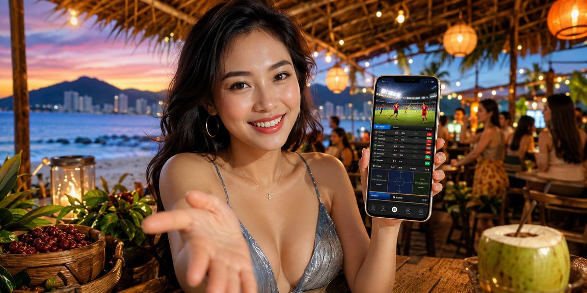 Người chơi tại Nha Trang tham gia khuyến mãi casino và cược bóng đá bên quán cà phê